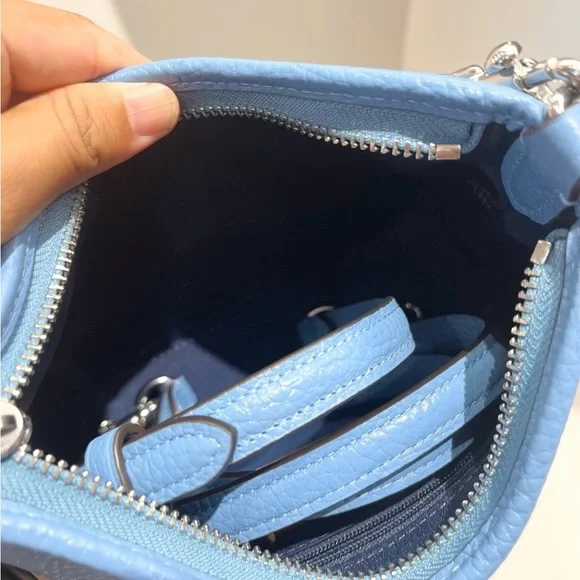 Coach Laurel Small Shoulder Bag With Mirror Charm And Pouch # CBI06 - Picture 10 of 11